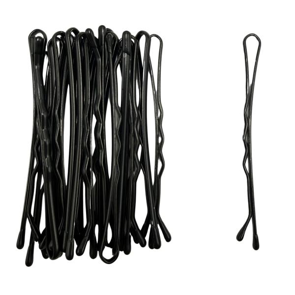 Pastorelli Set of hair grips length: 5 cm (20176, Wavy, Black)