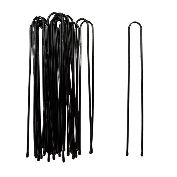 PASTORELLI  Pack of straight hair pins  black 5.5 cm  (20 pieces)  (20201, Black)