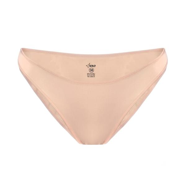 SOLO High-cut leg thong polyamide skin