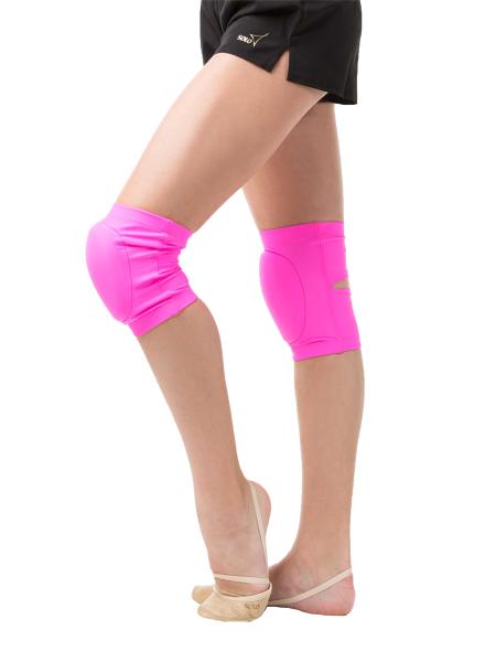 Molded knee pads, Pink neon