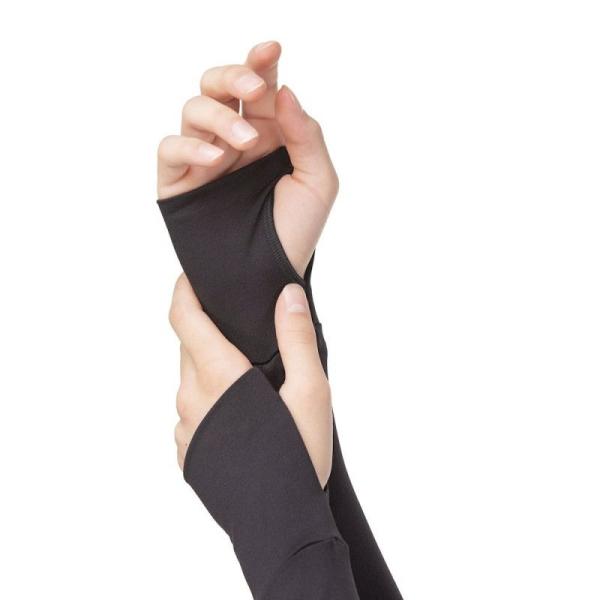SOLO Long sleeve cropped tank top polyester black