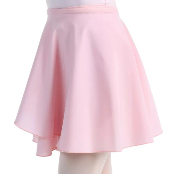 SOLO Chiffon wrap skirt 35 cm pink