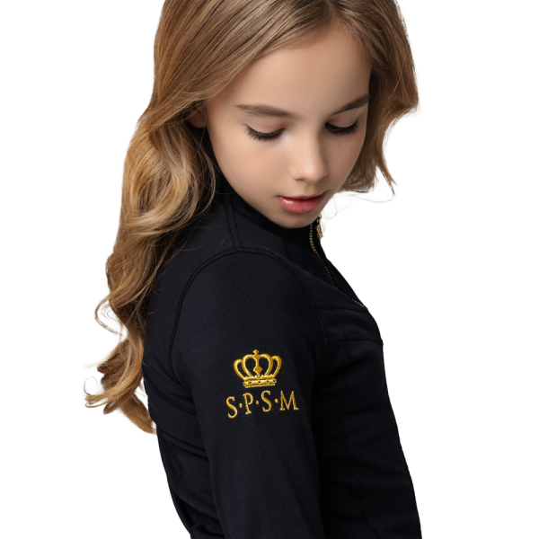SPSM Warm Longsleeve zipper (Black,S,162-170 cm)