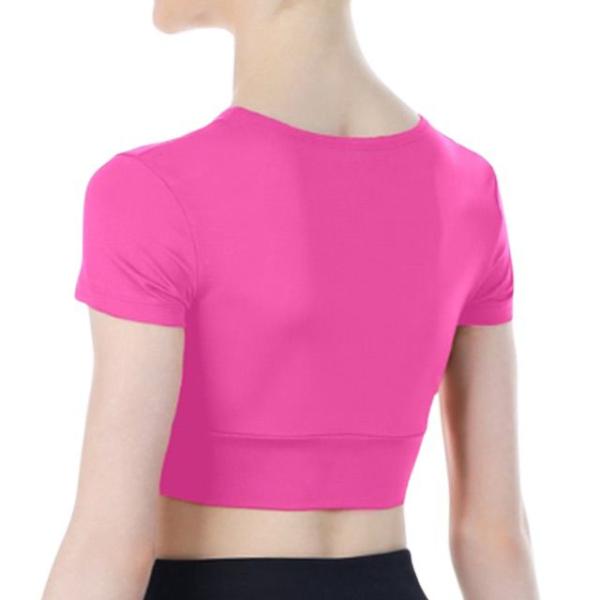 SOLO crop t-shirt pink RG602.6