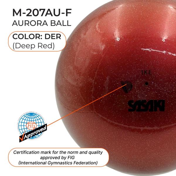 SASAKI Aurora Ball Seniors M-207AU (FIG,  DER, Rubber, 18,5 cm)