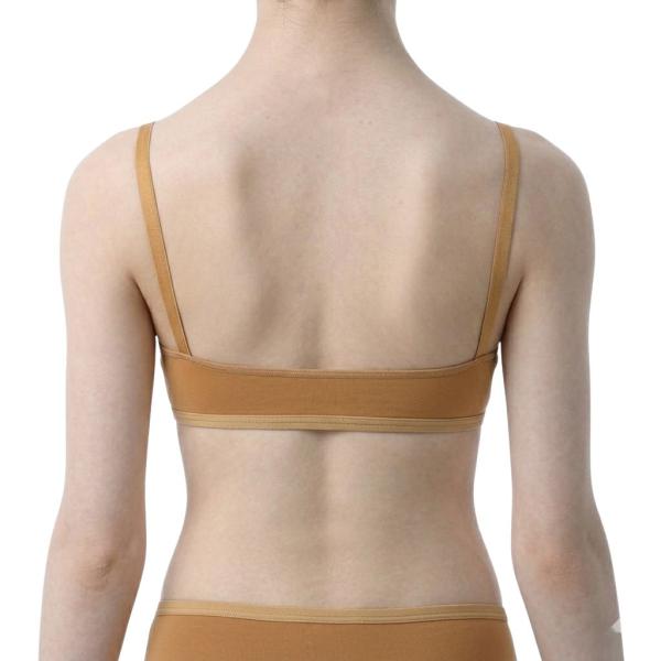 SOLO Underwear top with silicon straps polyamide suntan