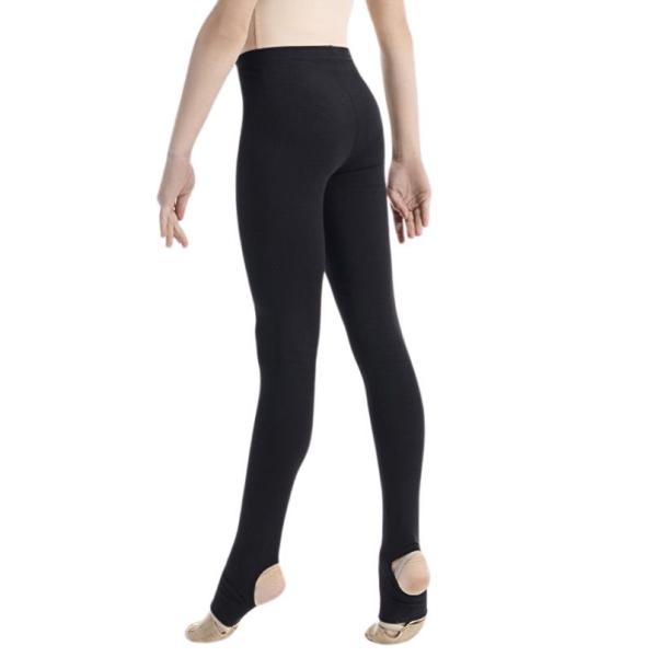 SOLO Base leggings with a heel cutout cotton black