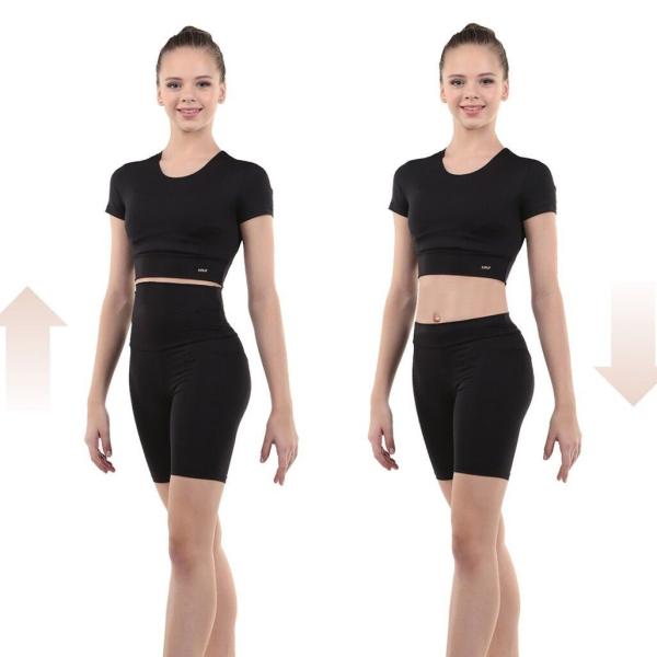 SOLO High-rise cycling shorts polyester black