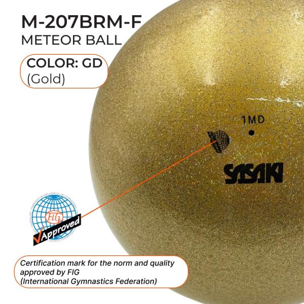 SASAKI Meteor Ball Seniors M-207BRM (FIG, GD, 18,5)