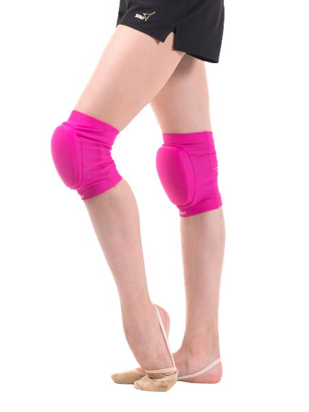 Molded knee pads, Fuchsia