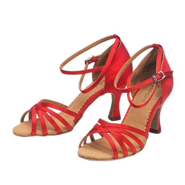 Alaia Ladie's Ballroom shoes BR31016S (6, Red)