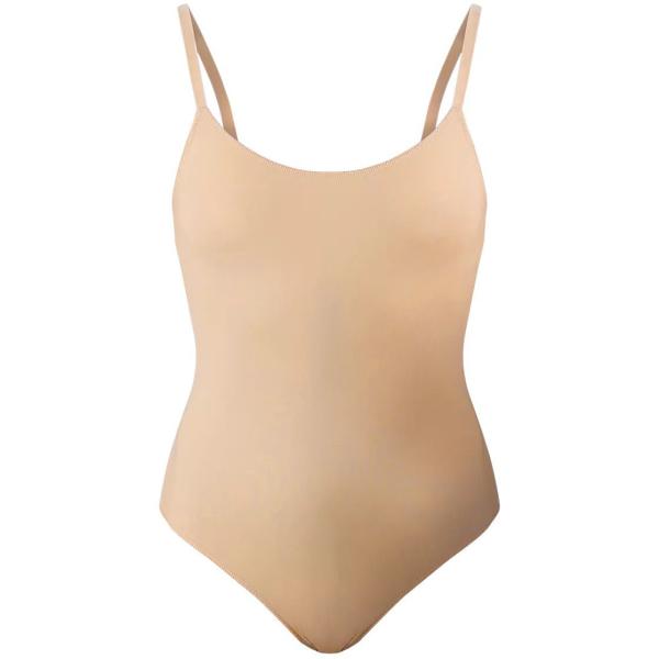 SOLO Underwear leotard with straps polyamide suntan