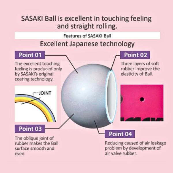 SASAKI Meteor Ball Seniors M-207BRM (FIG, COG, 18,5)
