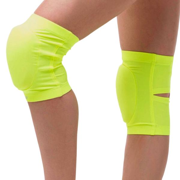 SOLO Molded knee pads yellow neon