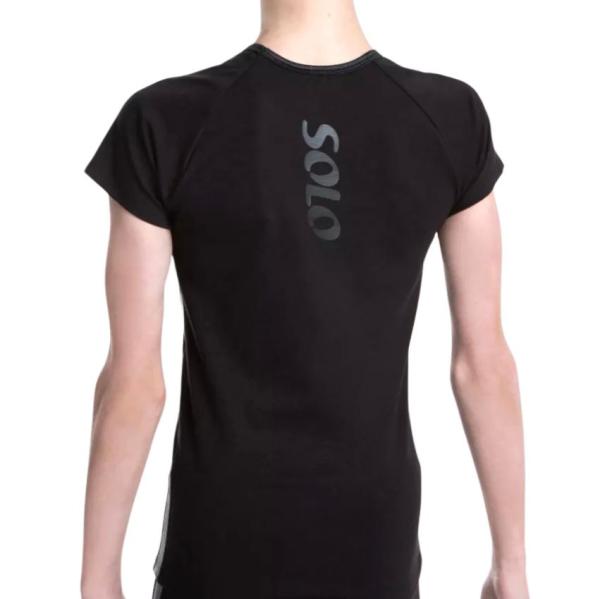 SOLO Cotton T-shirt «Total Black»