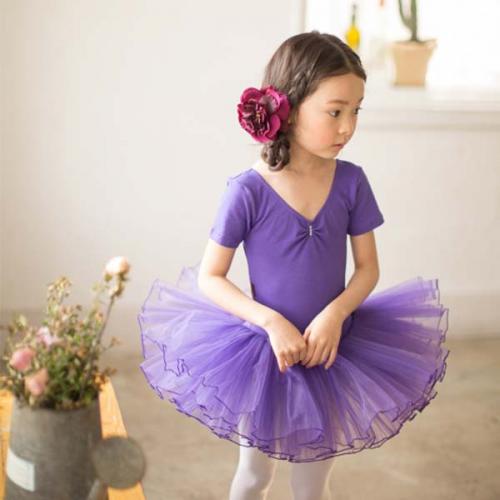 Lilac ballet leotard with skirt