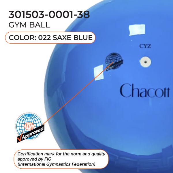 CHACOTT Gymnastic ball Seniors 3015030001-98 (FIG, Rubber, 022, 18,5)
