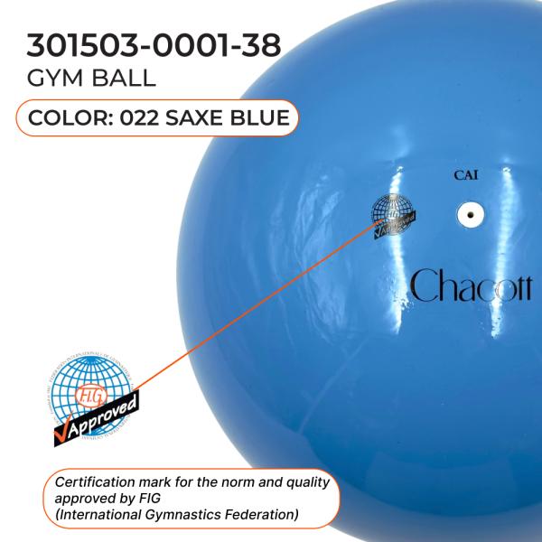 CHACOTT Gymnastic ball Seniors 3015030001-98 (FIG, Rubber, 022, 18,5)