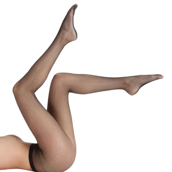 Ballet fishnet tights Т98 (L-XL, Black, Nylon)