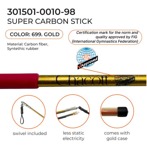 CHACOTT Super carbon stick 60 cm Seniors 301501 0010-98 FIG