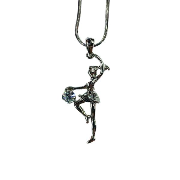 Gymnast with a ball chain (Silver)