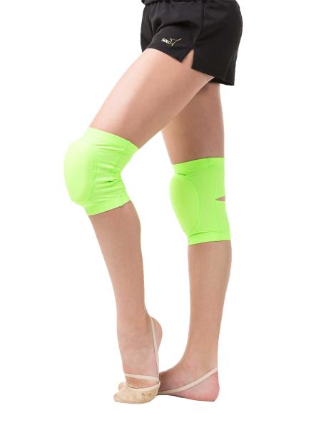 Molded knee pads, Green neon