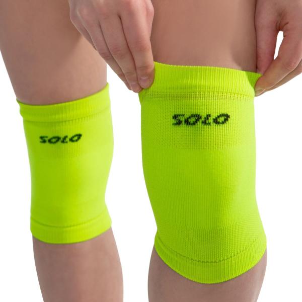 SOLO Knitted knee pads, lime neon NK4.8