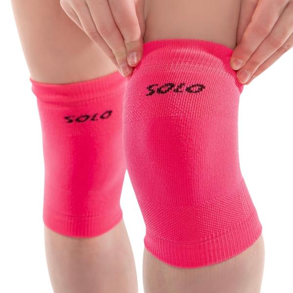 SOLO Knitted knee pads, pink neon NK4.9