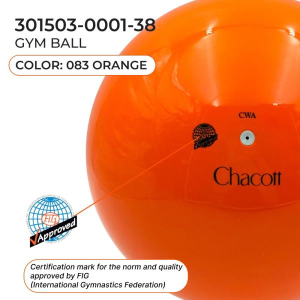 CHACOTT Gymnastic ball Seniors 3015030001-98 (FIG, Rubber, 083, 18,5)