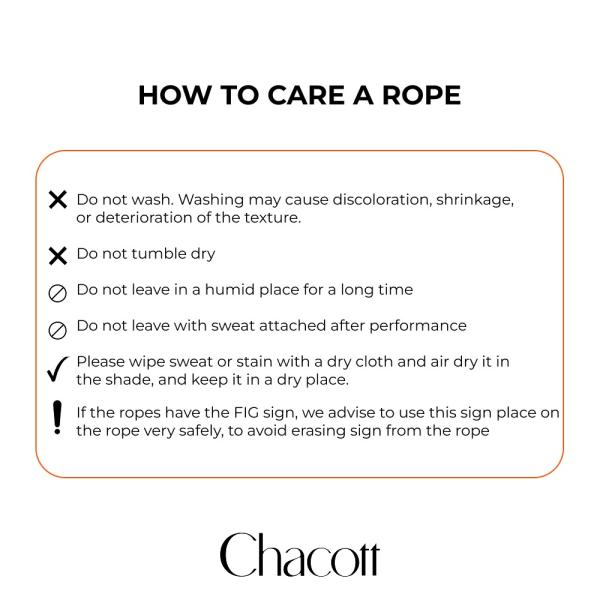 CHACOTT Gym Rope 3 m 301509 0001-98 FIG