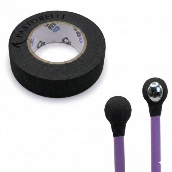 PASTORELLI Adhesive Gaffer Tape for Clubs (03510, Black)