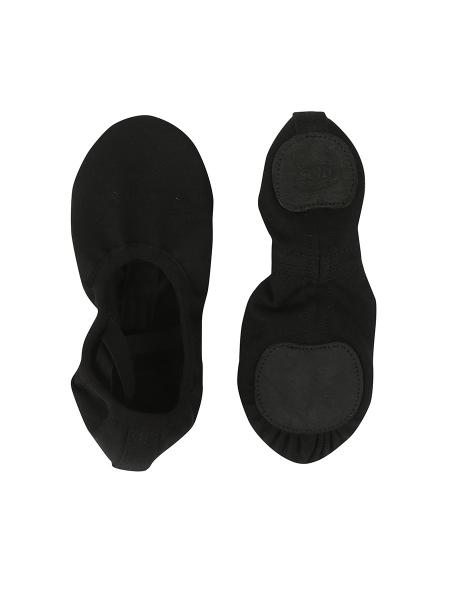 SOLO Split sole soft ballet shoes deep vamp stretch cotton black