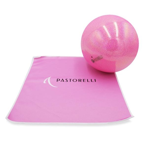 PASTORELLI Logo ball cleaning cloth 01119 / 01120 (01119, Pink)