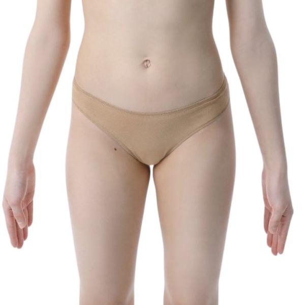 SOLO Underwear mid-rise shorts cotton suntan