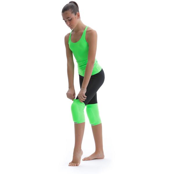 PASTORELLI Funny fluorescent knee pads (M, Green, 03049)