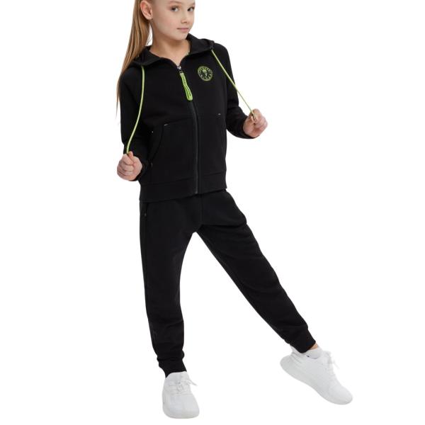 B04320V-VV232 Training suit (black/black, purple/violet) (32-128, Black)