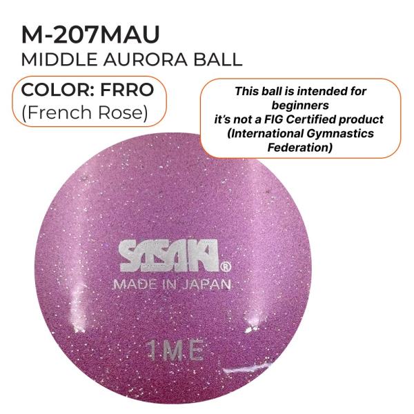 SASAKI Gymnastic ball Juniors M-207MAU (FRRO, Rubber,17)