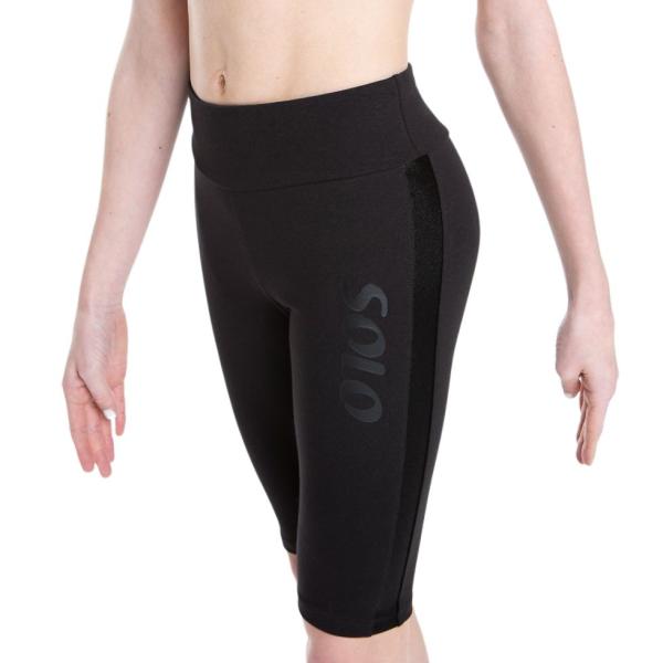 SOLO Cotton bicycle shorts «Total Black»