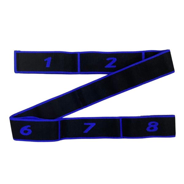 Sport Skorik Elastic Band with 8 stiches (Black+blue)