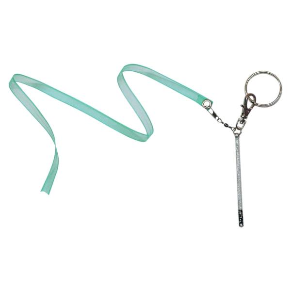 Stick and ribbon keychain Pastorelli (00365, Aquamarine)