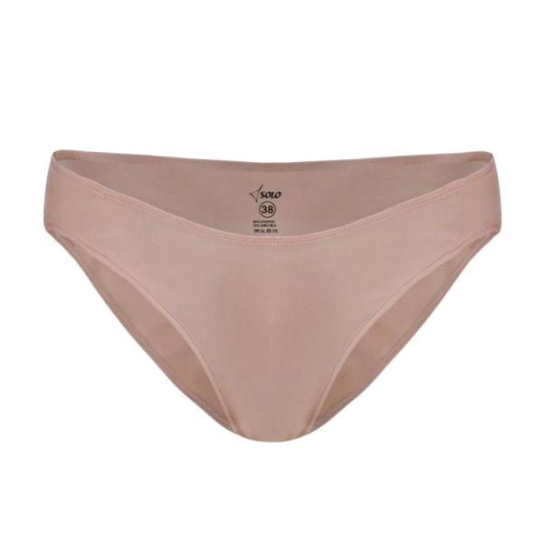 SOLO Underwear mid-rise shorts cotton suntan